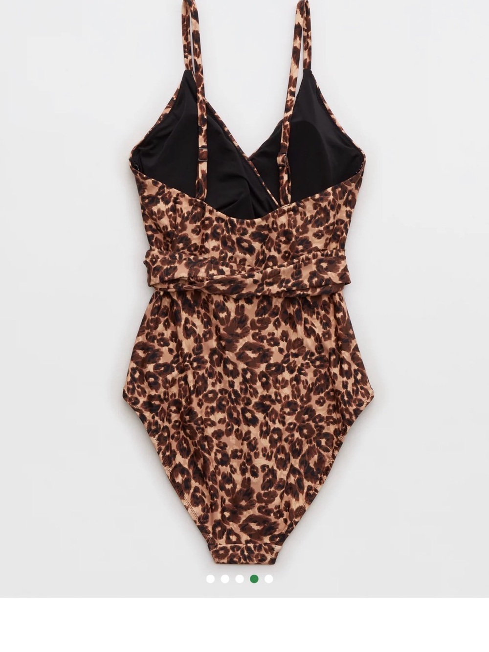 Aerie Leopard Wrap One Piece Swimsuit- - Picture 6 of 14